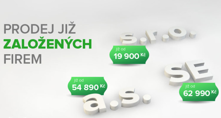 Nechte si založit společnost na míru